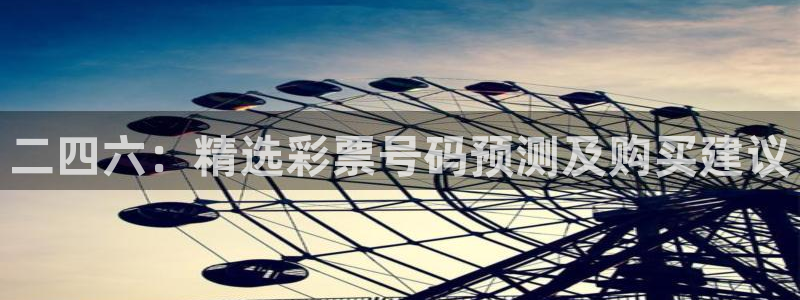多多28集团官网入口：二四六：精选彩票号码预测及购买建议