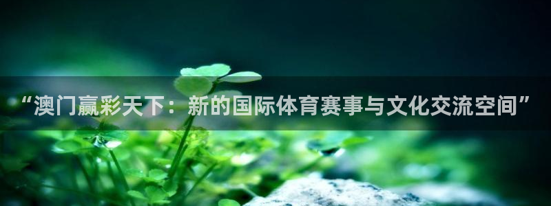 多多28.ccm.注册平台：“澳门赢彩天下：新的国际体育赛事与文化交流空间”